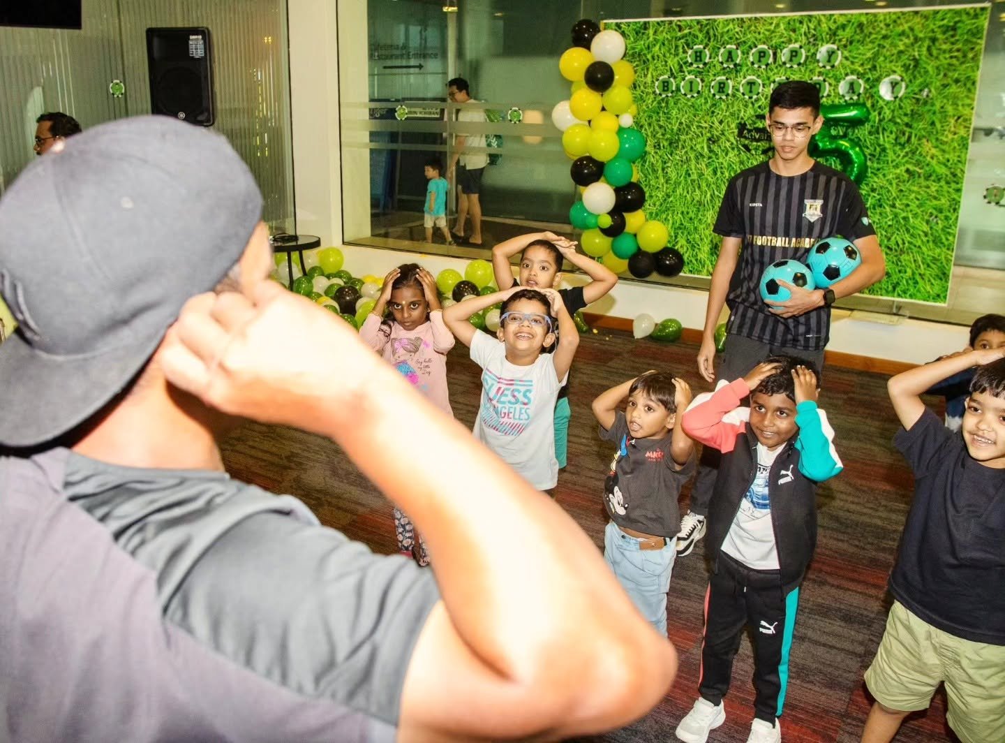 F17 birthday party football fun